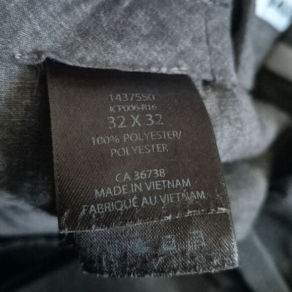 Haggar Men's Charcoal Dress Pants - Picture 3 of 16